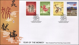 New Zealand. 2016. Year of the Monkey (Mint) First Day Cover - £9.65 GBP