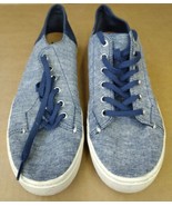 TOMS Shoes Lenox Sneaker Navy Slub Chambray 10010842 Womens Sz 9 Shoes - €12,44 EUR