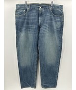 Levi’s 505 Relaxed Fit Straight Leg Denim Jeans Light Wash, Size 42x32 - £14.78 GBP