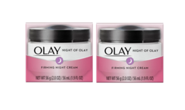 Olay Skincare Firming Night Cream Facial Moisturizer, 1.9 fl oz 2 Pack - £15.17 GBP