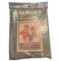 Sunset Designs Hershey’s Cookbook Kids Needlepoint Kit #6790 Vintage 198... - $27.71