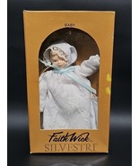 Vintage Faith Wick Silvestri Baby Doll Christening Gown Blue Bow  30008 ... - $18.98