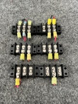 Lot Of 6 - Cinch 3-141-Y 3 Position Terminal Block Used - £13.36 GBP