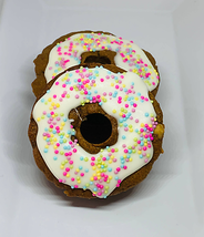 Reese Do&#39;Mutt Peanut Butter Chip Carob Donuts with Icing - $82.95