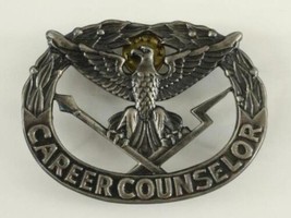 Vintage Us Military Insignia Post Wwii Army LSG1 Career Counselor Insignia Badge - £16.72 GBP