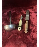 3 Vintage EKCO Utensils Ladle/Opener/Spreader  Stainless Steel - $14.85