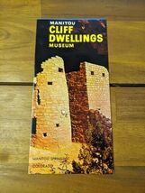 Manitou Cliff Dwellings Museum Colorado Brochure - $12.12 CAD