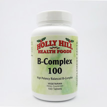 Holly Hill Health Foods, B Complex 100 Vegetarian Formula, 100 Tablets - £19.44 GBP