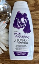 Punky Colour 3-in-1 Color Depositing Shampoo Conditioner Purpledacious 8... - $108.04 MXN