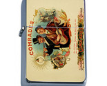 Vintage Cigar Box Poster D5 Flip Top Dual Torch Lighter Wind Resistant - $16.78