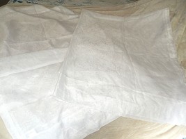 NEW Set 2 White SHEER Vine Embossed PANEL CURTAINS 45&quot; X 63&quot; Ea - $24.70