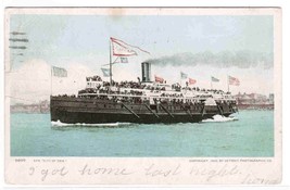 Steamer City of Erie 1906 postcard - $4.46