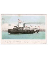 Steamer City of Erie 1906 postcard - £3.55 GBP