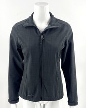 Eddie Bauer Womens Jacket Size Small Gray Fleece Line Full Zip Up Coat - $39.60