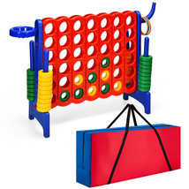 Giant 4-to-Score Game Set 4 in A Row Jumbo W/Storage Carrying Bag for Ki... - £150.00 GBP