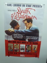 Death Of A Salesman Dustin Hoffman John Malkovich Home Video Poster 1985 - £11.60 GBP