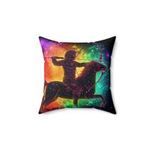 Colorful Sagittarius Zodiac Sign - Star Universe Theme - Spun Polyester Square P - $45.77 - $66.50