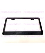 1x Mercedes-Benz Carbon Fiber Style Stainless Black Metal License Plate ... - €12,58 EUR