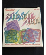 (1 Set) Vintage Tupperware TUPPERTOYS Stencil Art Complete Set - $44.86