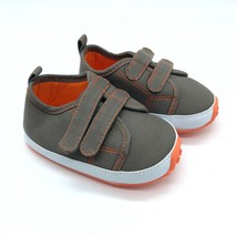 Kuner Toddler Boys Girls Sneakers Canvas Hook &amp; Loop Brown US Size 5 - £7.78 GBP