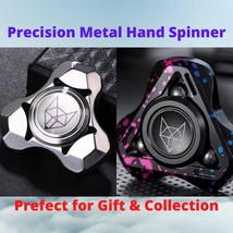 Stainless Steel Hand Fidget Spinner |Full Metal Hand Spinner for Kids Adult Gift - £28.32 GBP+