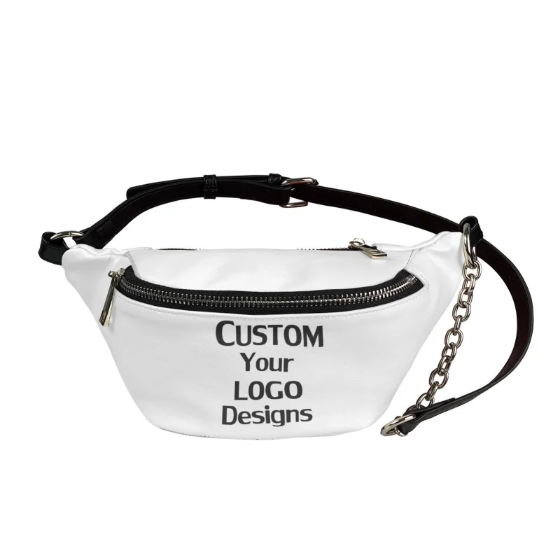 Dropshipping Custom Women&#39;s PU Chest Bag Girls Hip Belt Fanny Pack for C... - £89.40 GBP