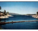 Fishing Scene Big Bear Lake California CA UNP Chrome Postcard R29 - £2.33 GBP