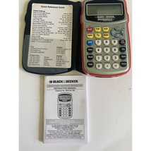 Black &amp; Decker Material Estimator Calculator Pocket Tool Yards Squares G... - $12.18