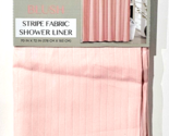 Lovely Home &amp; Bath Blush Stripe Fabric Shower Liner 70x72in Pink - $23.99