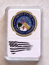 NEW U.S. Air Force Strategic Air Command Challenge Coin With Case - £12.79 GBP