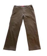 Coleman Men&#39;s Brown Cargo Utility Work Stretch Pants Flannel Lined  Size... - $25.20 CAD