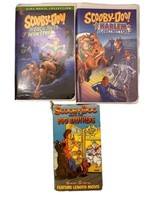 Scooby Doo VHS Lot Of 3 Loch Ness Monster Harlem Globetrotters Boo Brothers Used - £19.49 GBP