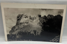 Rppc Postcard Sd Black Hills South Dakota Rushmore Mountain Rapid City South Sd - £6.23 GBP