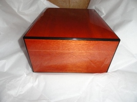 Elie Bleu Mahogany Humidor 100 count NIB image 7