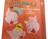 WALT DISNEY Polly Wolly Doodle / Alouette DISNEYLAND RECORDS LG-710 45rp... - $8.25