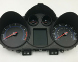 2011 Chevrolet Cruze Speedometer Instrument Cluster 68989 Miles OEM F04B... - $103.49