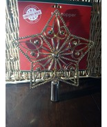 Christmas Tree Topper Gold Star -Brand New-SHIPS N 24 HOURS - $254.53 MXN