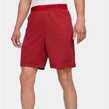 Nike Dri-FIT Knit Veneer Training Shorts CZ1265 Team Red Standard Fit Men&#39;s XXL - £22.08 GBP