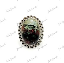 Handgemacht Eudialyt Statement Ring Natürlicher Kristall Heilung Spirituell - £39.69 GBP