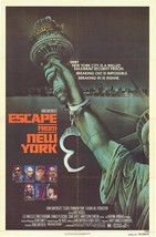Escape from New York original 1981 vintage advance one sheet poster - £471.02 GBP