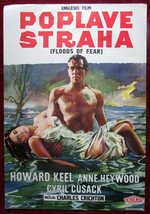 1958 Original Movie Poster Floods of Fear Howard Keel Anne Heywood Crich... - $45.11