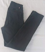 Tommy Hilfiger Womens Greenwich Jeans Black Skinny Stretch Pants Sz 8 - $14.52