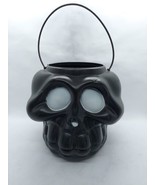 Vintage General Foam Blow Mold Black Skull Skeleton Head  Treat Bucket P... - $20.35 CAD