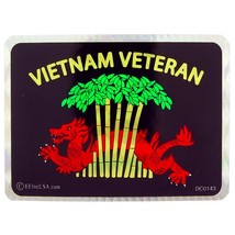 Vietnam Veteran Dragon Sticker 2-3/4&quot;X4&quot; - £6.61 GBP