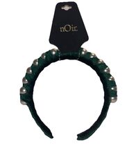 Noir Green Fashion Head/Hair Accessory With Pearls (SHIPS IN 24 HOURS) - $18.69