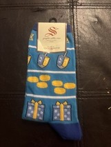 &quot;Hanukkah Icons&quot; Socks (Adult Medium - Women&#39;s Shoe Sizes 5-10) - $73.05 MXN