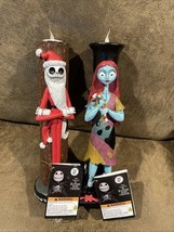 The Nightmare Before Christmas Jack Skellington &amp; Sally Light Up Candle ... - $59.39