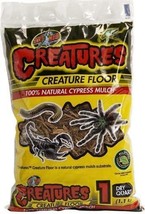 Zoo Med Creature Floor Natural Cypress Mulch Substrate - 1 quart - £7.84 GBP