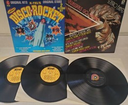 Disco Vinyl Record Lot K-Tels Disco Rocket Klassiks Go Disco 33 RPM EUC - £19.62 GBP