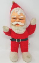 Vintage 16&quot;  Santa Claus Doll Rubber Face Christmas - £62.84 GBP